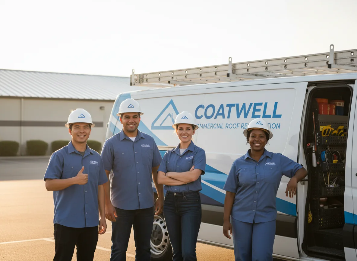 Commercial roof coating company in Goldfield, IA